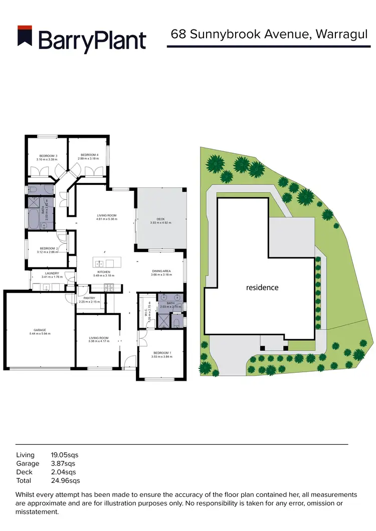 Floorplan of Homely house listing, 68 Sunnybrook Avenue, Warragul VIC 3820