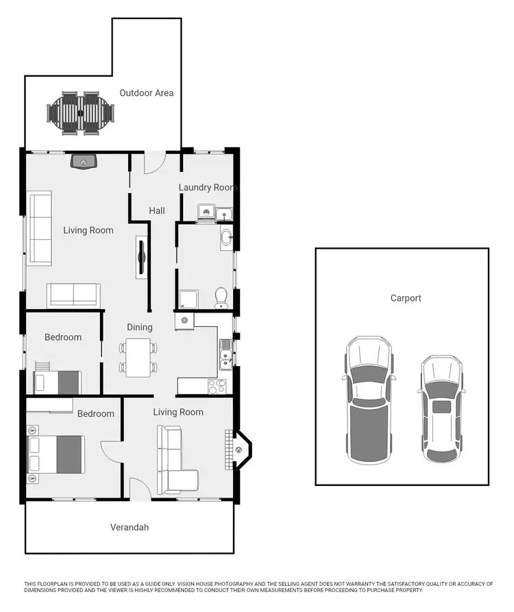 Floorplan of Homely house listing, 82 Ilex Street, Red Cliffs VIC 3496
