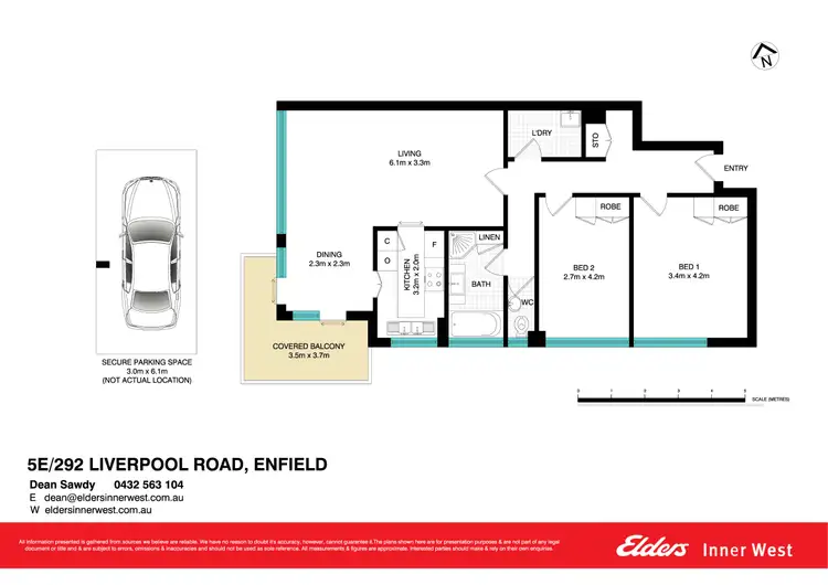 Floorplan of Homely apartment listing, 5e/292-294 Liverpool Road, Enfield NSW 2136