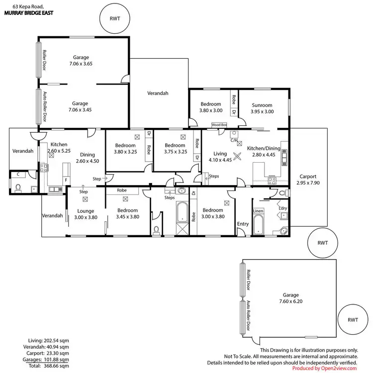 Floorplan of Homely rural property listing, 63 Kepa Road, Murray Bridge SA 5253