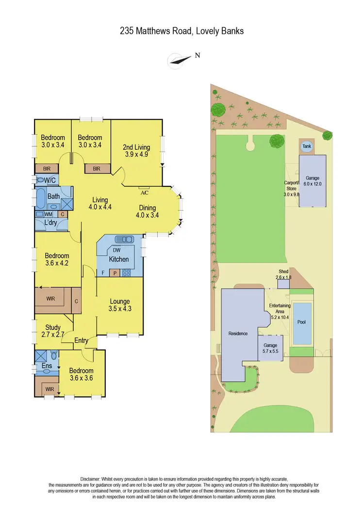 Floorplan of Homely house listing, 235 Matthews Road, Lovely Banks VIC 3213