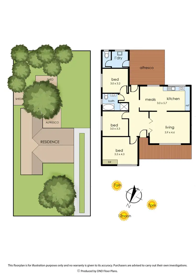 Floorplan of Homely house listing, 6 Wallowa Crescent, Frankston North VIC 3200
