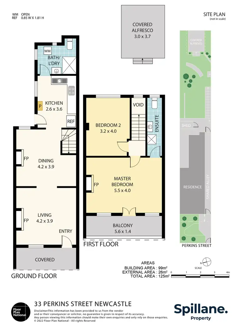 Floorplan of Homely house listing, 33 Perkins Street, Newcastle NSW 2300