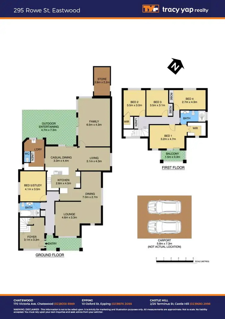 Floorplan of Homely house listing, 295 Rowe Street, Eastwood NSW 2122