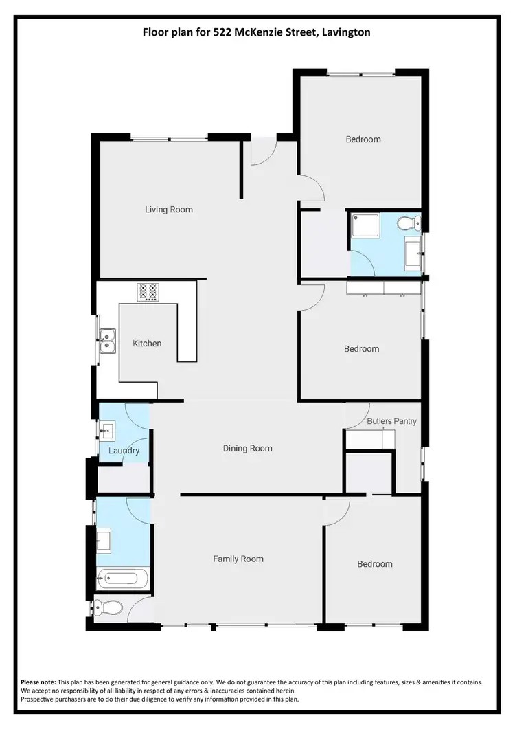 Floorplan of Homely house listing, 522 McKenzie Street, Lavington NSW 2641