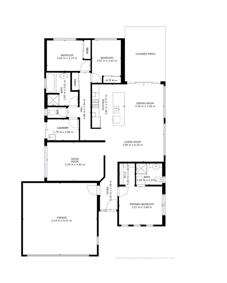 Floorplan of Homely house listing, 3 Carter Close, Smithfield QLD 4878