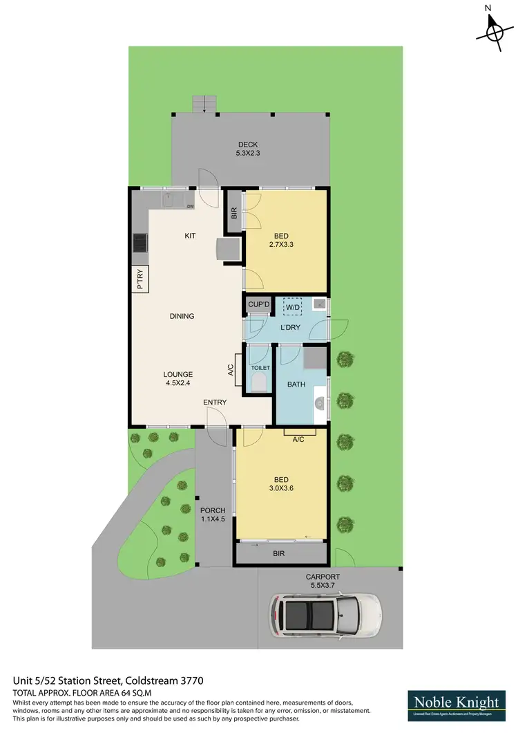 Floorplan of Homely unit listing, 5/52 Station Street, Coldstream VIC 3770