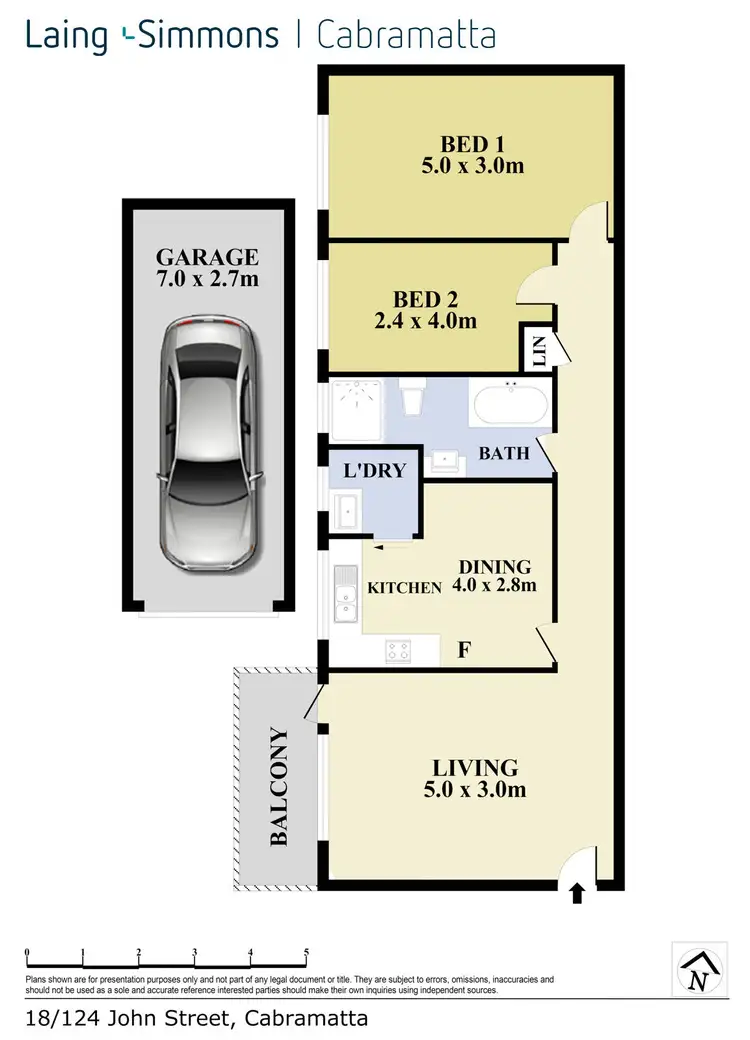 Floorplan of Homely unit listing, 18/124-126 John Street, Cabramatta NSW 2166