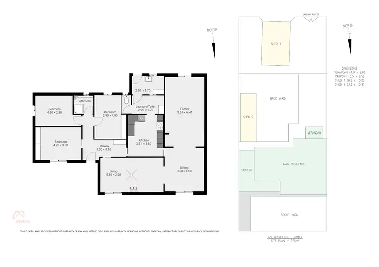 Floorplan of Homely house listing, 127 Broadbent Terrace, Whyalla SA 5600