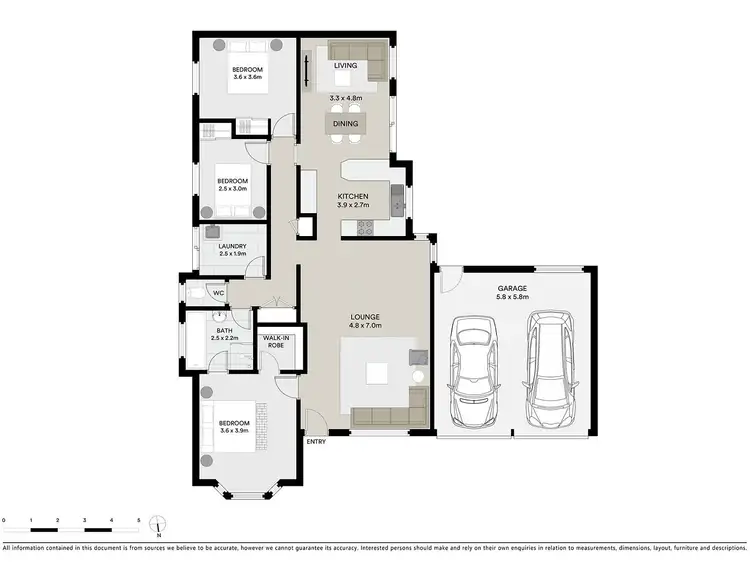Floorplan of Homely house listing, 9 Melaleuca Crescent, Catalina NSW 2536