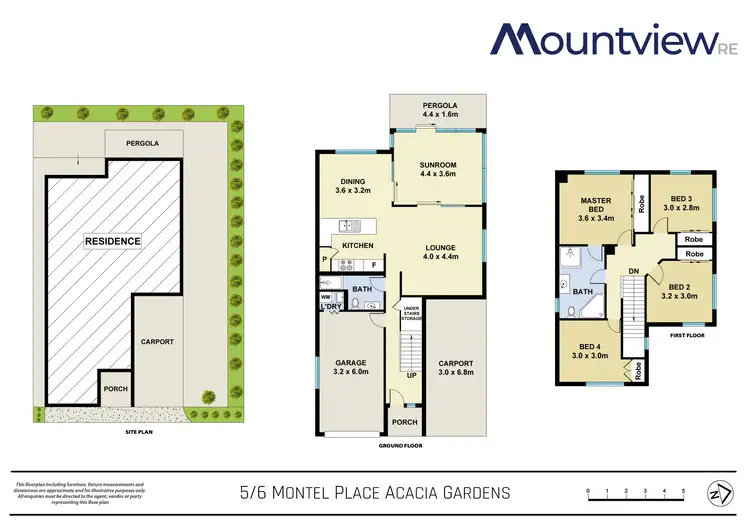 Floorplan of Homely townhouse listing, 5/6 Montel Place, Acacia Gardens NSW 2763