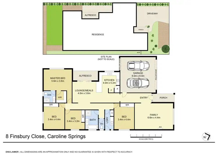 Floorplan of Homely house listing, 8 Finsbury Close, Caroline Springs VIC 3023