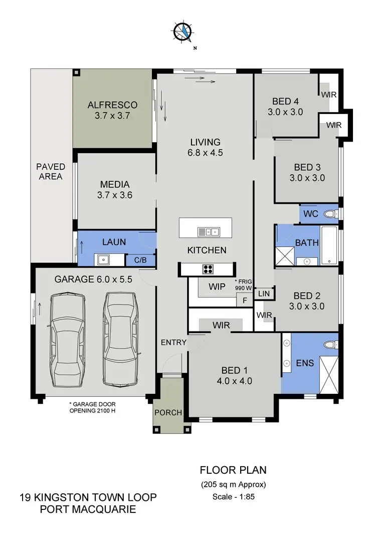 Floorplan of Homely house listing, 19 Kingston Town Loop, Port Macquarie NSW 2444
