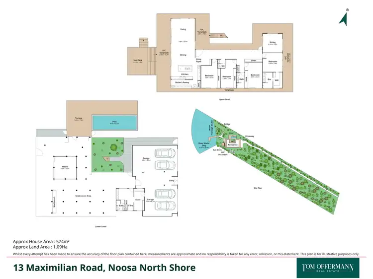 Floorplan of Homely house listing, 13 Maximillian Road, Noosa North Shore QLD 4565