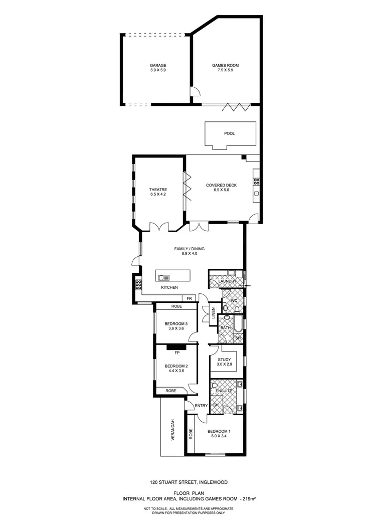 Floorplan of Homely house listing, 120 Stuart Street, Inglewood WA 6052