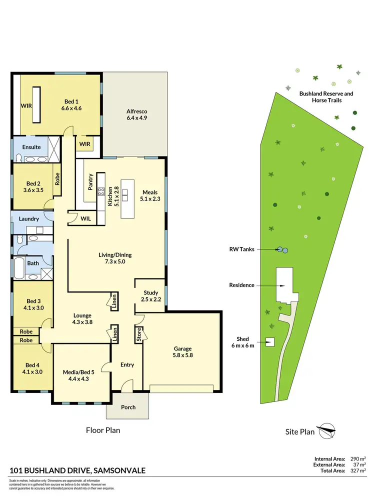 Floorplan of Homely house listing, 101 Bushland Drive, Samsonvale QLD 4520