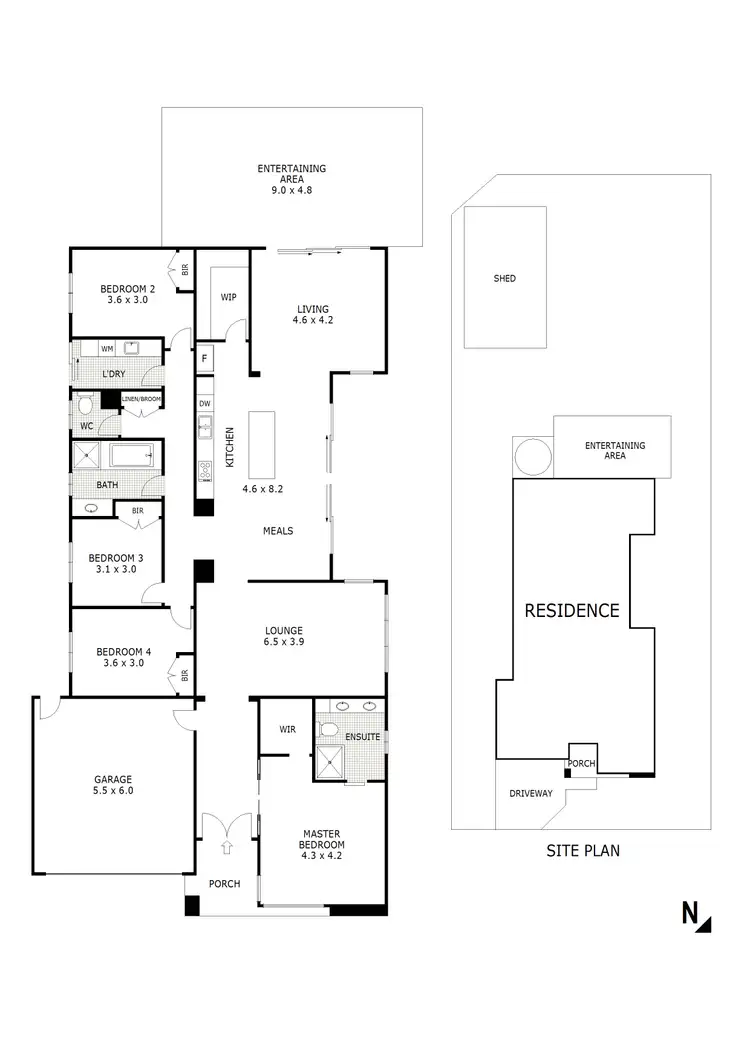 Floorplan of Homely house listing, 8 Normande Court, Ascot VIC 3551