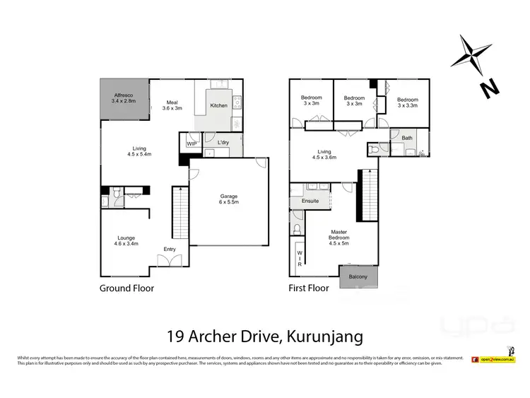 Floorplan of Homely house listing, 19 Archer Drive, Kurunjang VIC 3337