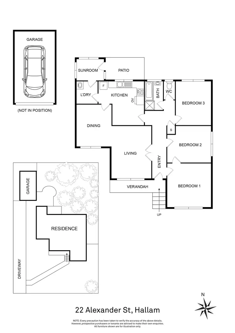 Floorplan of Homely house listing, 22 Alexander Street, Hallam VIC 3803
