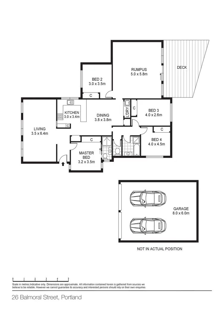 Floorplan of Homely house listing, 26 Balmoral Street, Portland VIC 3305