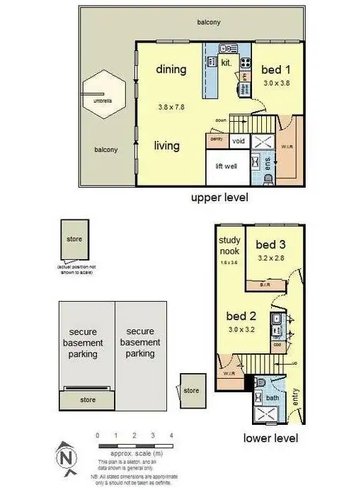 Floorplan of Homely apartment listing, 21/5-7 Alfrick Road, Croydon VIC 3136