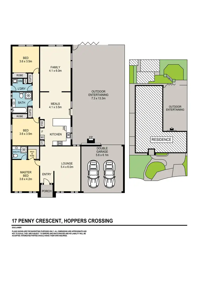 Floorplan of Homely house listing, 17 Penny Crescent, Hoppers Crossing VIC 3029