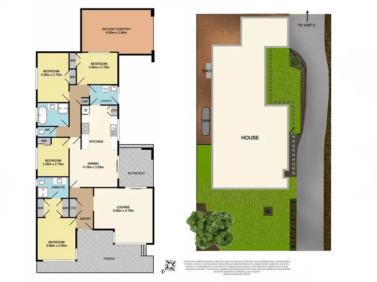 Floorplan of Homely unit listing, 1/31 Shetland Drive, Wantirna VIC 3152