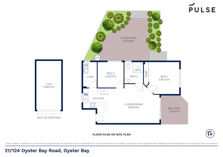 Floorplan of Homely apartment listing, 21/124 Oyster Bay Road, Oyster Bay NSW 2225