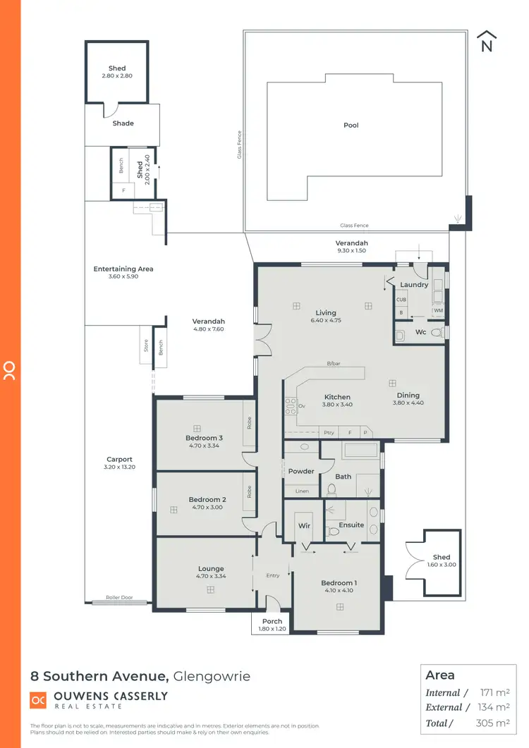 Floorplan of Homely house listing, 8 Southern Avenue, Glengowrie SA 5044