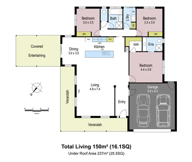 Floorplan of Homely house listing, 7 Hume Court, Warragul VIC 3820
