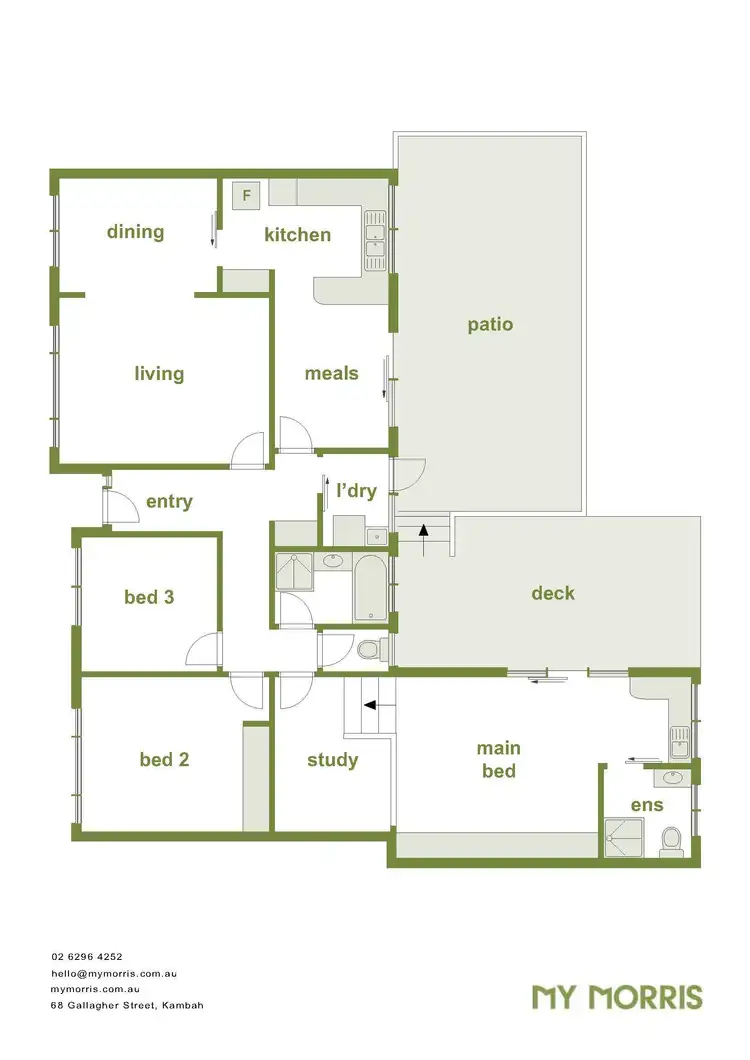 Floorplan of Homely house listing, LOT 206, 76 Gallagher Street, Kambah ACT 2902