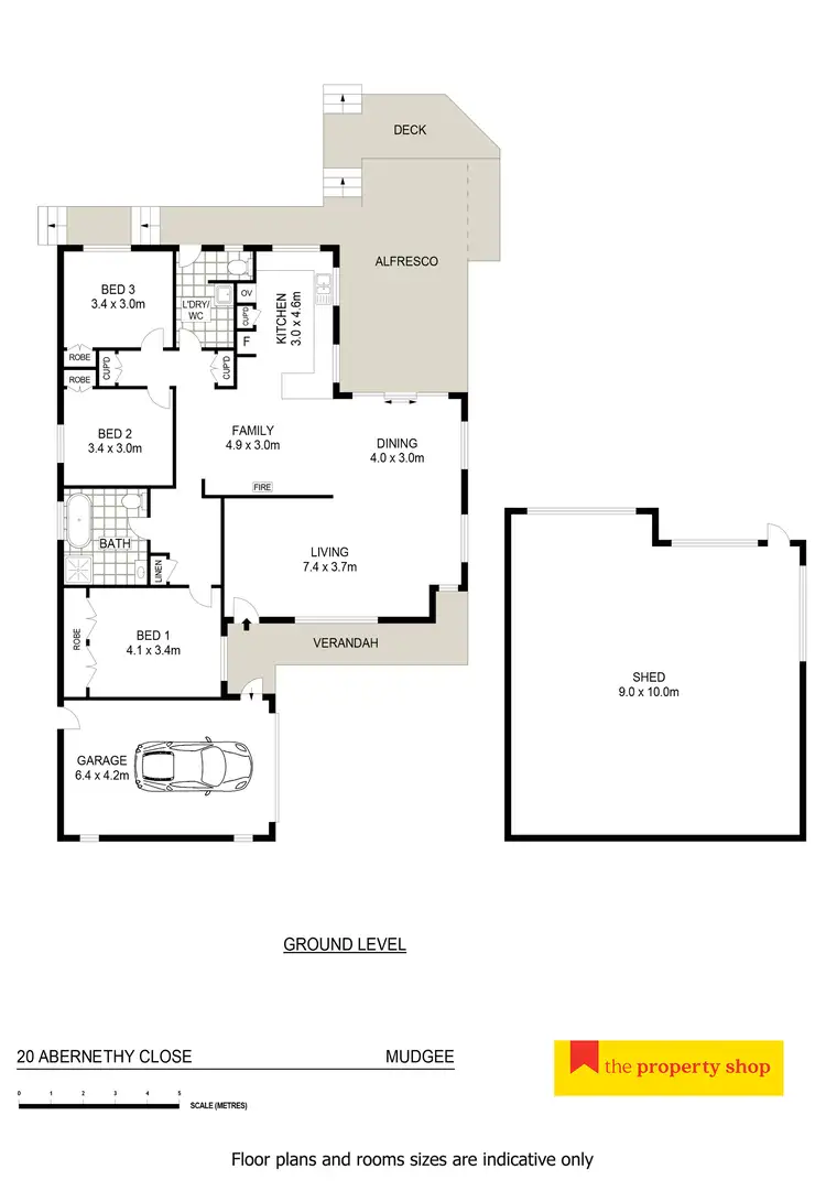 Floorplan of Homely house listing, 20 Abernethy Close, Mudgee NSW 2850