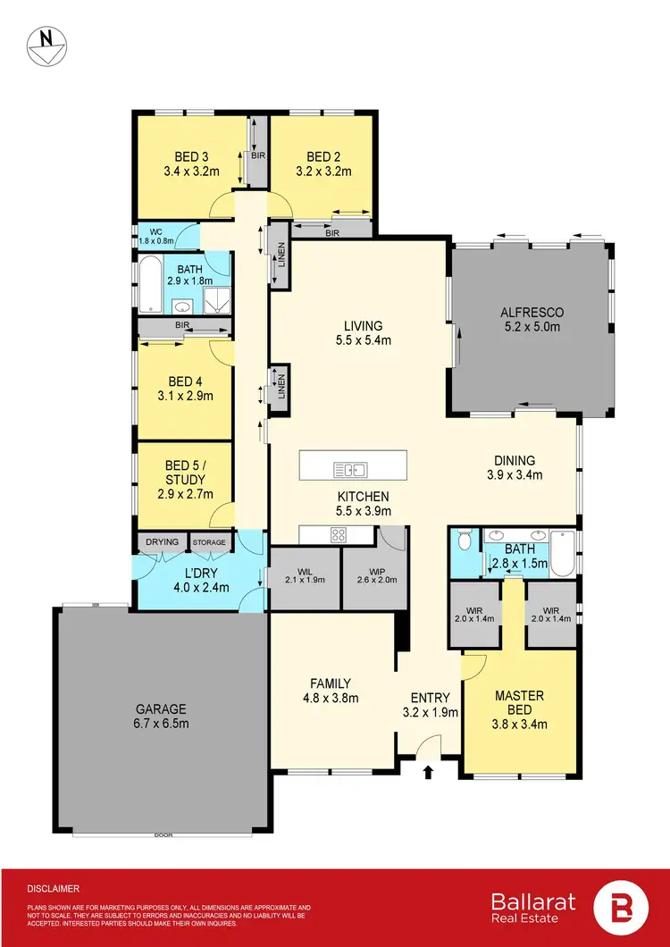 Floorplan of Homely house listing, 2 Creekstone Drive, Alfredton VIC 3350