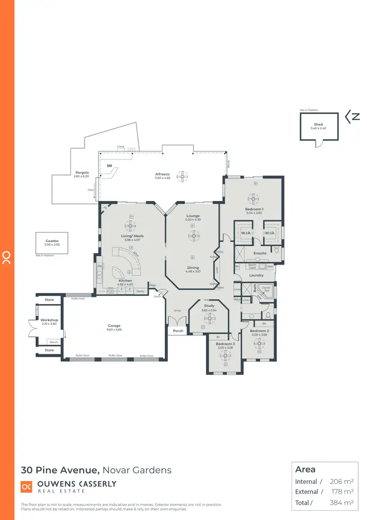 Floorplan of Homely house listing, 30 Pine Avenue, Novar Gardens SA 5040