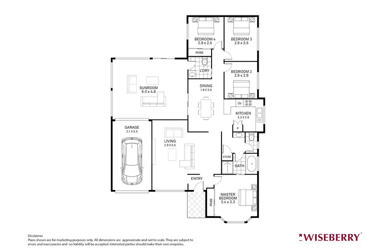 Floorplan of Homely house listing, 6 Bishop Street, Lake Haven NSW 2263