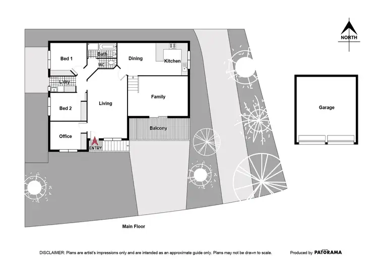 Floorplan of Homely house listing, 6a Delmar Crescent, Queanbeyan NSW 2620