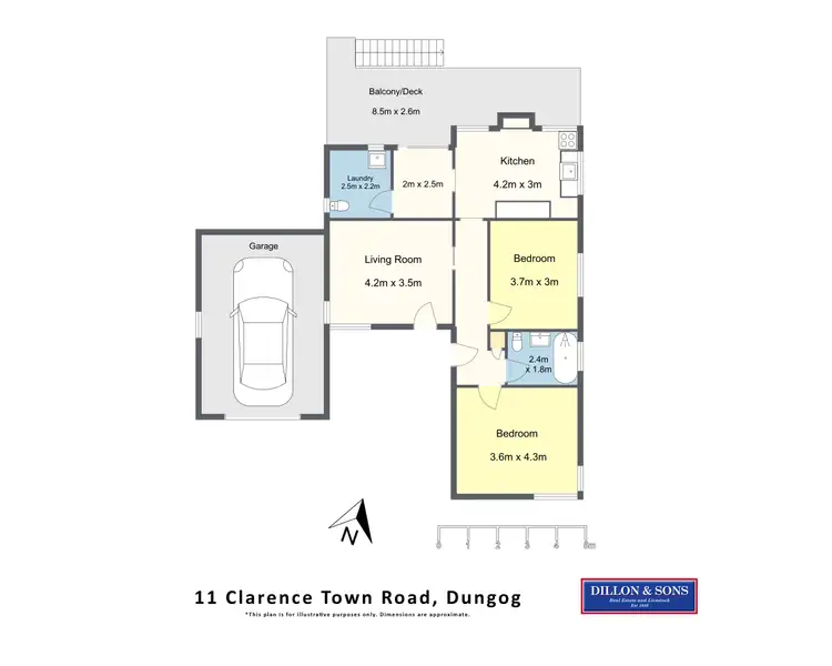 Floorplan of Homely house listing, 11 Clarence Town Road, Dungog NSW 2420