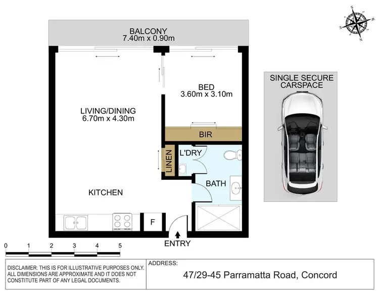 Floorplan of Homely apartment listing, 47/29 Parramatta Road, Concord NSW 2137