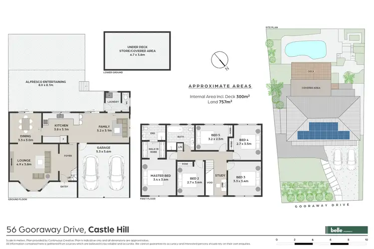 Floorplan of Homely house listing, 56 Gooraway Drive, Castle Hill NSW 2154
