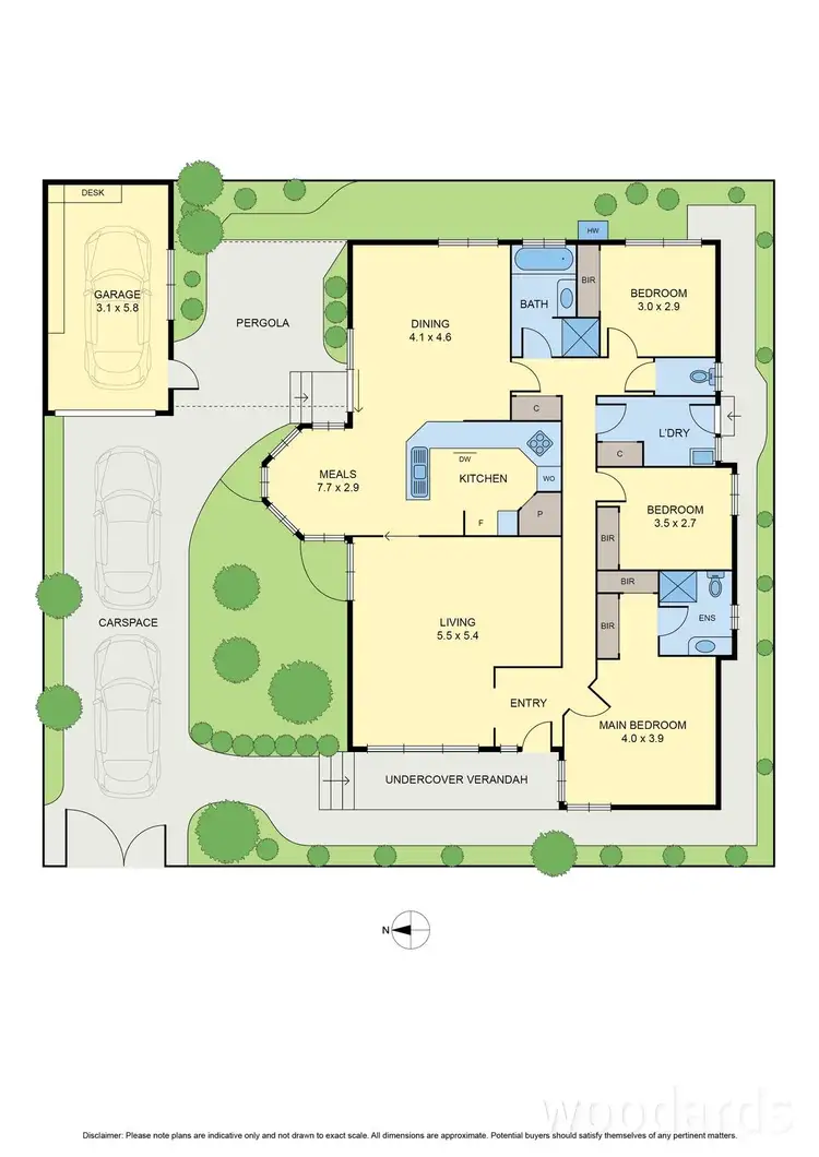 Floorplan of Homely villa listing, 2/22 Ogilvie Street, Essendon VIC 3040
