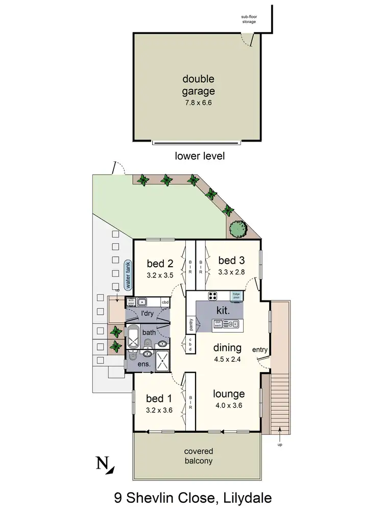 Floorplan of Homely house listing, 9 Shevlin Close, Lilydale VIC 3140