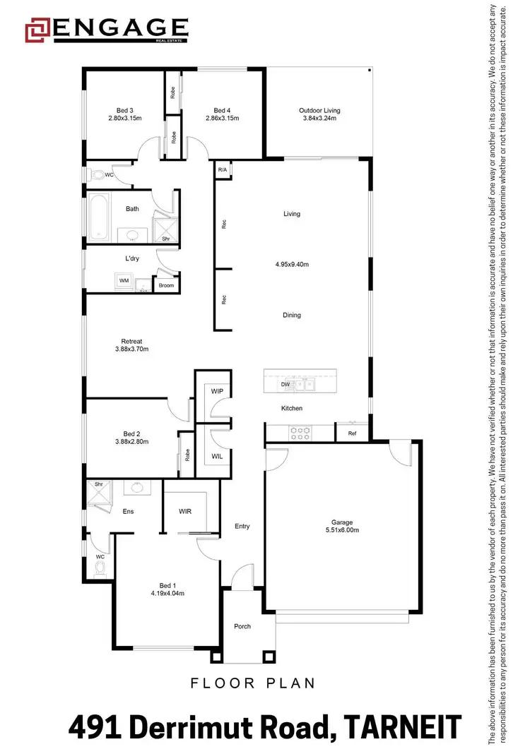 Floorplan of Homely house listing, 491 Derrimut Road, Tarneit VIC 3029