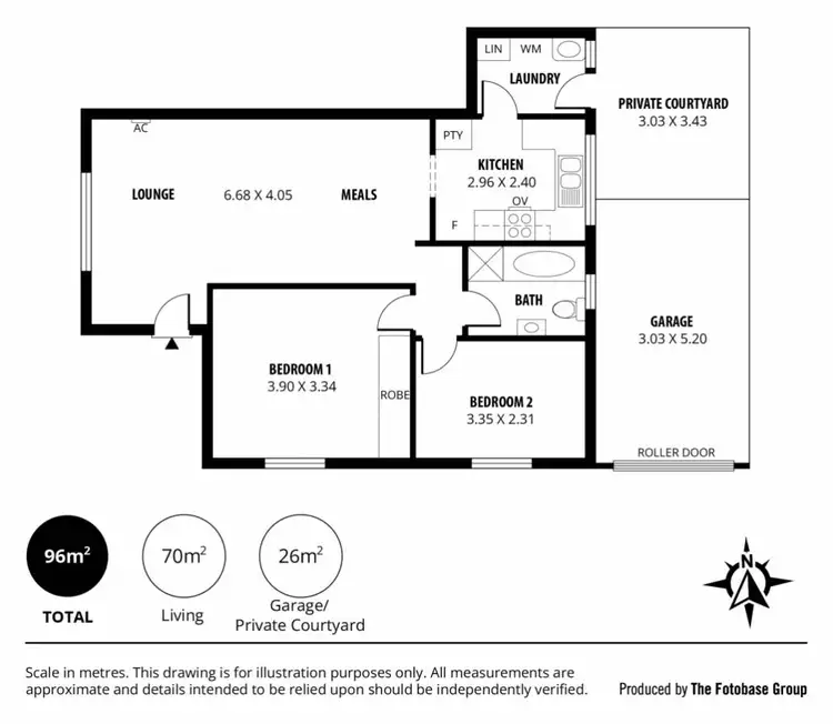 Floorplan of Homely unit listing, 1/7 Jackson Street, Magill SA 5072