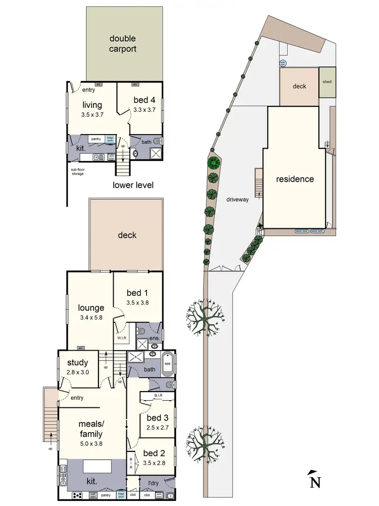 Floorplan of Homely house listing, 17A North Road, Lilydale VIC 3140