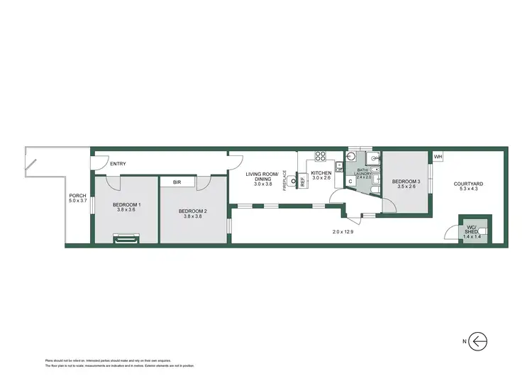Floorplan of Homely house listing, 60 Butler Street, Richmond VIC 3121