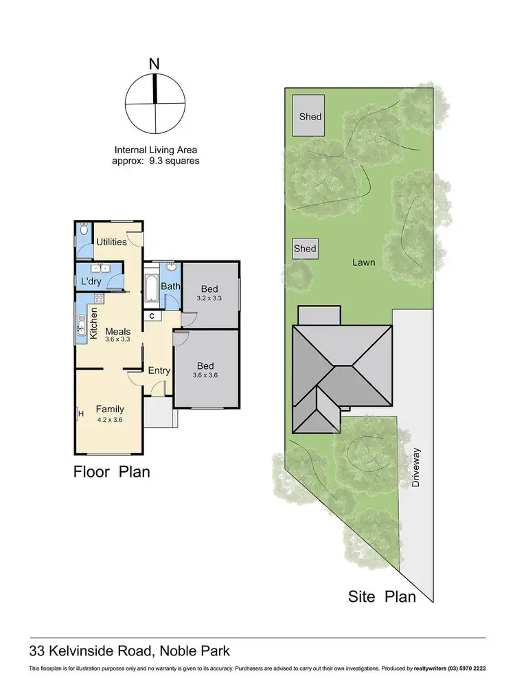 Floorplan of Homely house listing, 33 Kelvinside Road, Noble Park VIC 3174