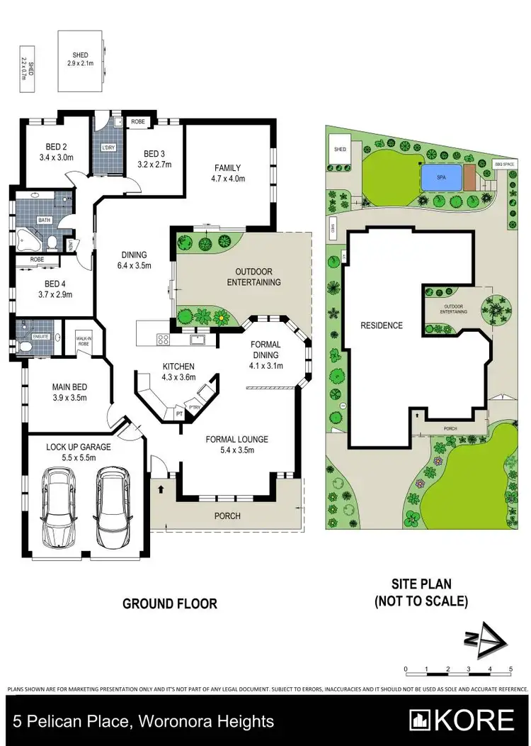 Floorplan of Homely house listing, 5 Pelican Place, Woronora Heights NSW 2233