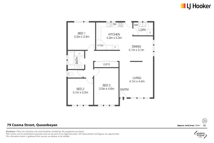 Floorplan of Homely house listing, 79 Cooma Street, Karabar NSW 2620