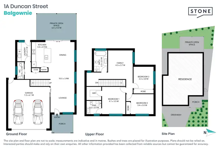 Floorplan of Homely semi-detached listing, 1A Duncan Street, Balgownie NSW 2519