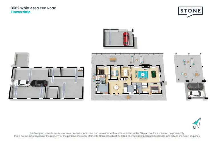 Floorplan of Homely house listing, 3562 Whittlesea-Yea Road, Flowerdale VIC 3717